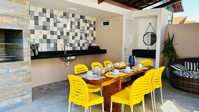 Casa com Piscina a 150m do Mar | Carneiros