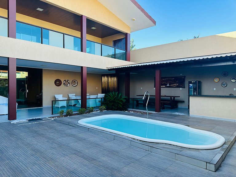 Casa com Vista Mar e Piscina Privativa | 15p | Tamandaré