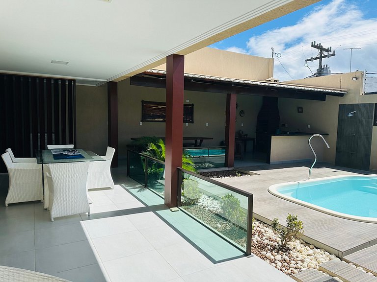 Casa com Vista Mar e Piscina Privativa | 15p | Tamandaré