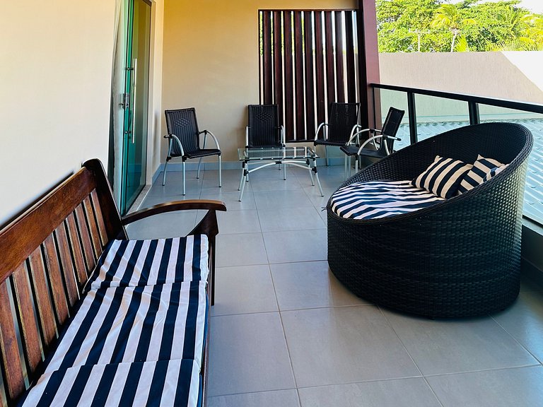 Casa luxo beira mar 5 qtos e piscina