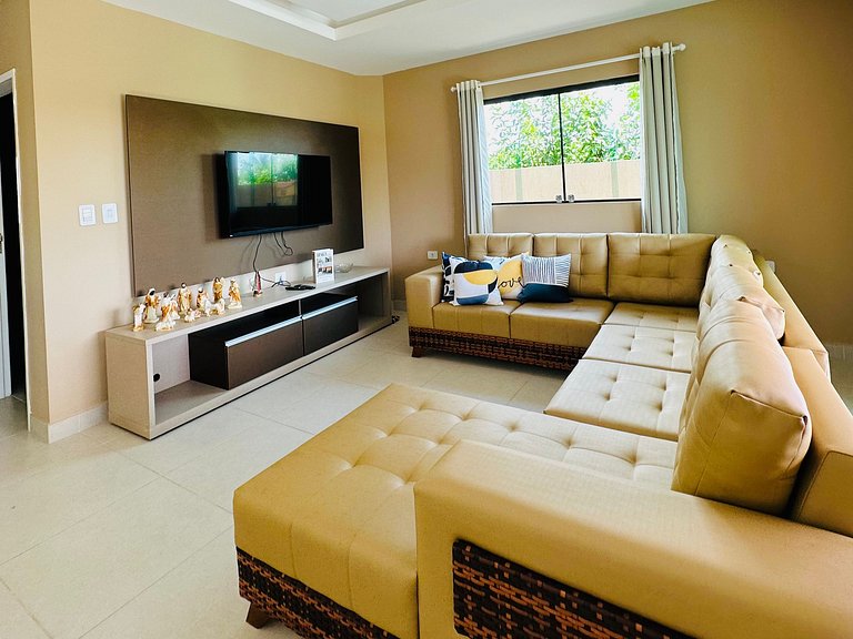 Casa luxo beira mar 5 qtos e piscina
