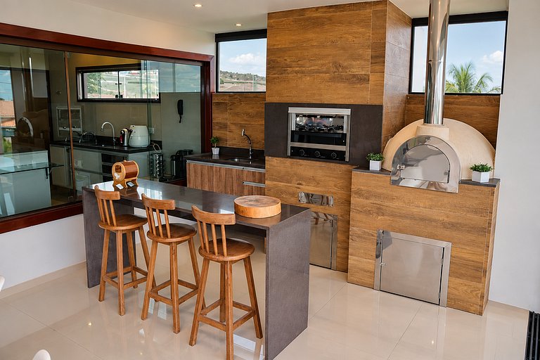 Mansão Premium Gravatá • Piscina, Sauna e Quadra