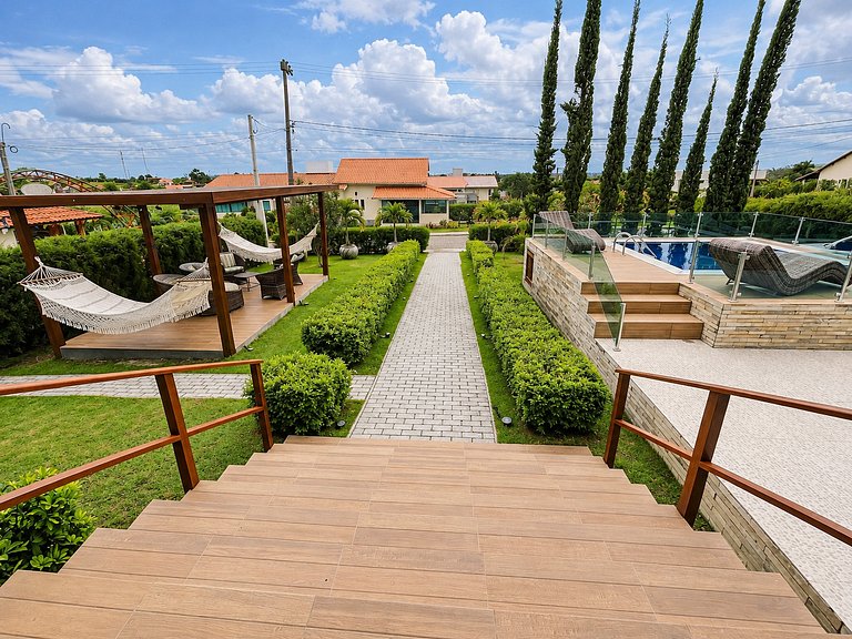 Mansão Premium Gravatá • Piscina, Sauna e Quadra