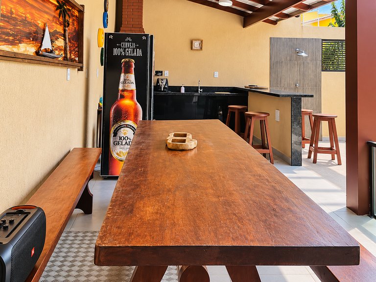 Casa com Vista Mar e Piscina Privativa | 15p | Tamandaré