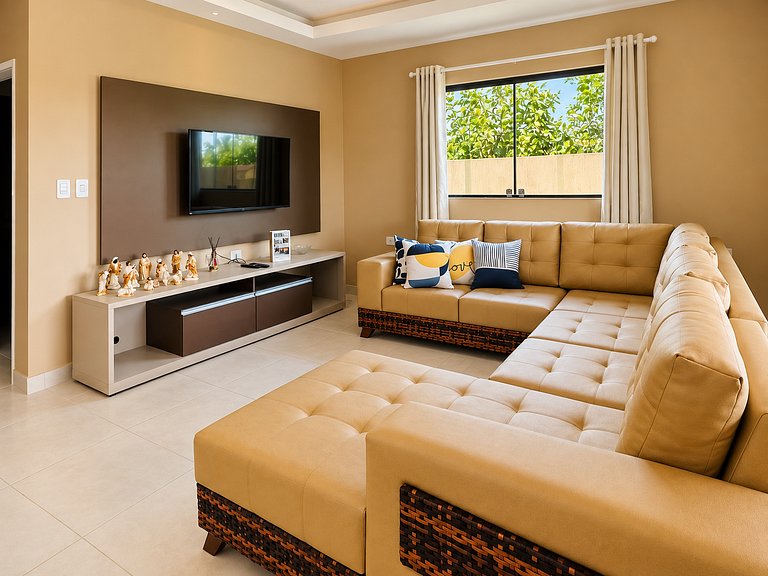 Casa com Vista Mar e Piscina Privativa | 15p | Tamandaré