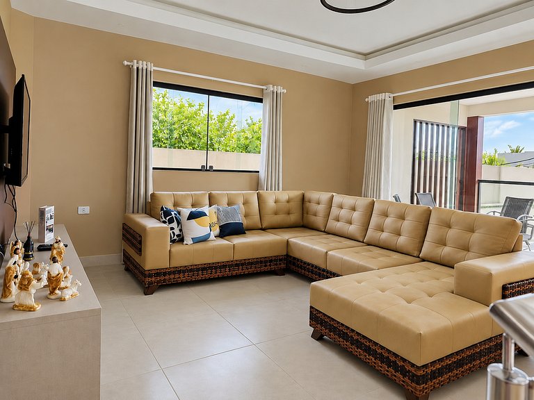 Casa com Vista Mar e Piscina Privativa | 15p | Tamandaré