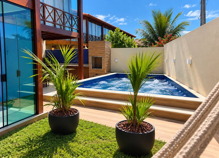 Casa 6 Quartos | Piscina | 100m do Mar