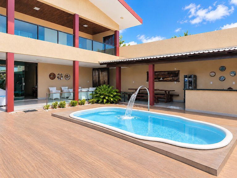 Casa com Vista Mar e Piscina Privativa | 15p | Tamandaré