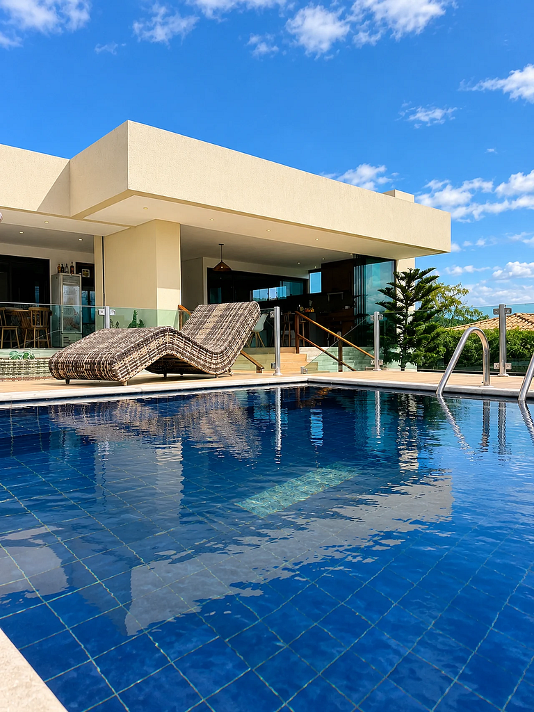 Mansão Premium Gravatá • Piscina, Sauna e Quadra
